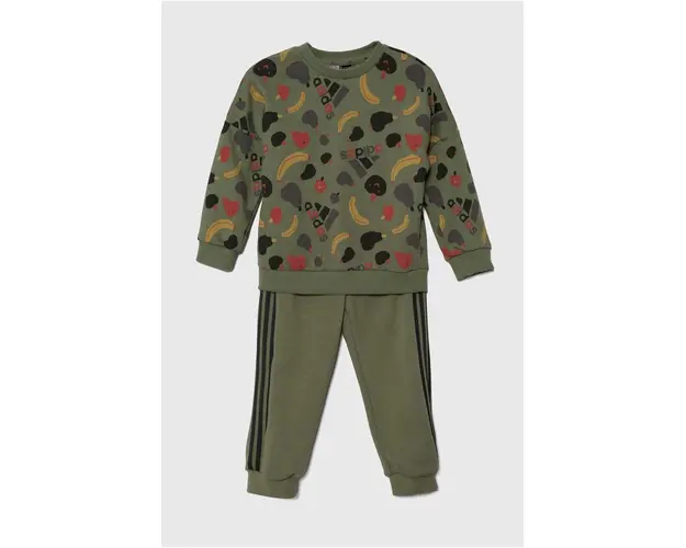 adidas trening copii I FRUIT FTOG culoarea verde, IZ4958