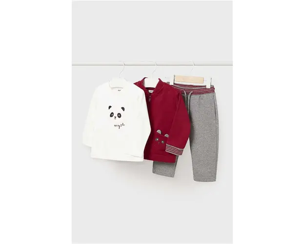 Mayoral compleu bebe culoarea bordo, 2818