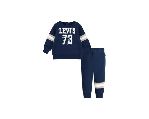 Levi's trening bebelusi VARSITY KNIT JOGGE culoarea albastru marin, 6EL310
