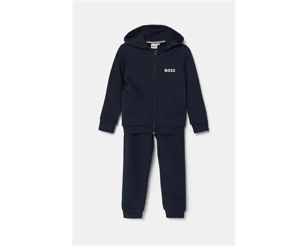 BOSS trening copii culoarea albastru marin, J51136