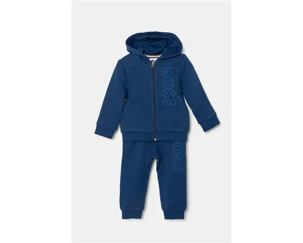 BOSS trening copii culoarea albastru marin, J51260