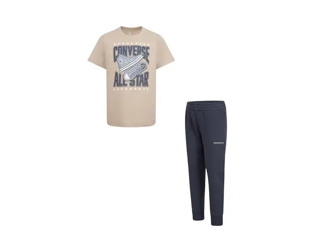 Converse compleu copii culoarea bej, 8CG202