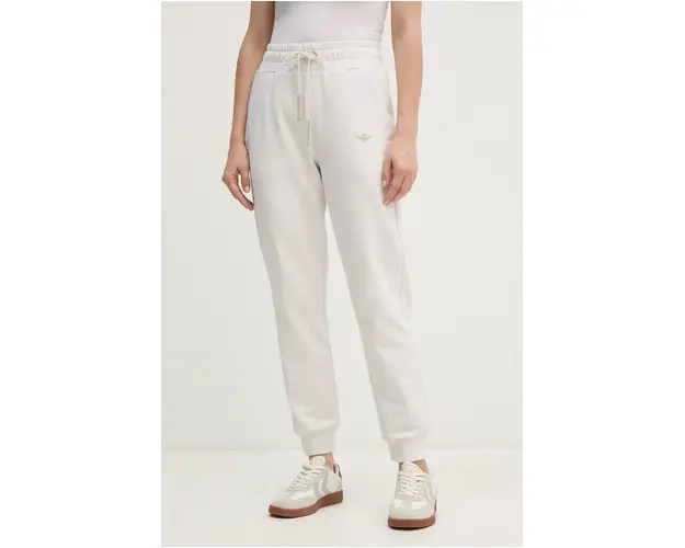 Aeronautica Militare pantaloni de trening culoarea gri, neted, PF953DF481