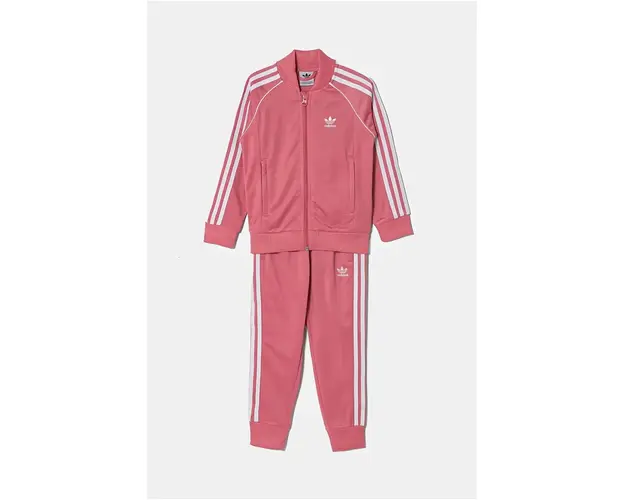 adidas Originals trening copii SST TRACKSUIT culoarea roz, IY4797