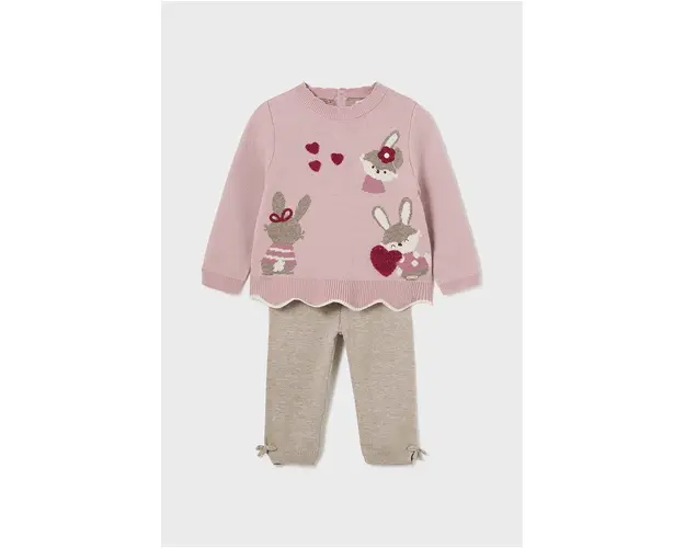 Mayoral compleu bebe culoarea roz, 2549