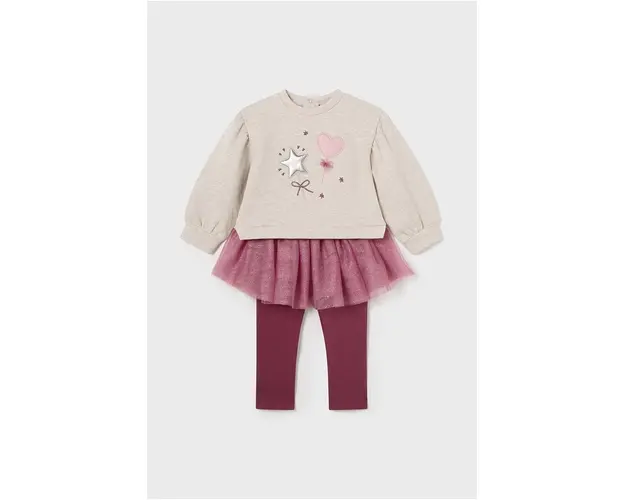 Mayoral compleu bebe culoarea roz, 2712