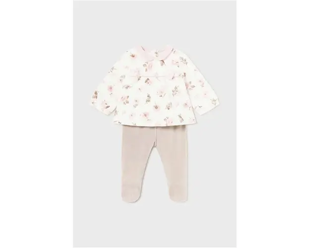 Mayoral Newborn compleu bebe culoarea bej, 2506