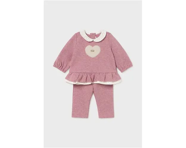 Mayoral Newborn set de bumbac pentru bebelusi culoarea roz, 2507