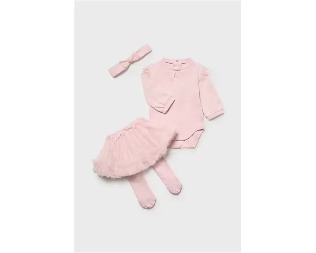 Mayoral Newborn set de bumbac pentru bebelusi culoarea roz, 2814