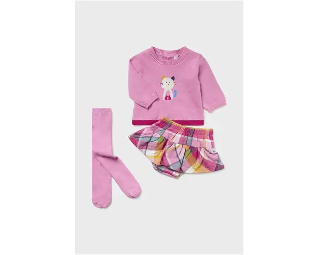 Mayoral Newborn compleu bebe culoarea roz, 2817