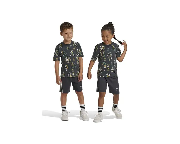 adidas compleu copii x Disney culoarea gri, IV9630