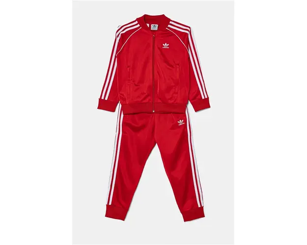 adidas Originals trening copii SST TRACKSUIT culoarea rosu, IX7625