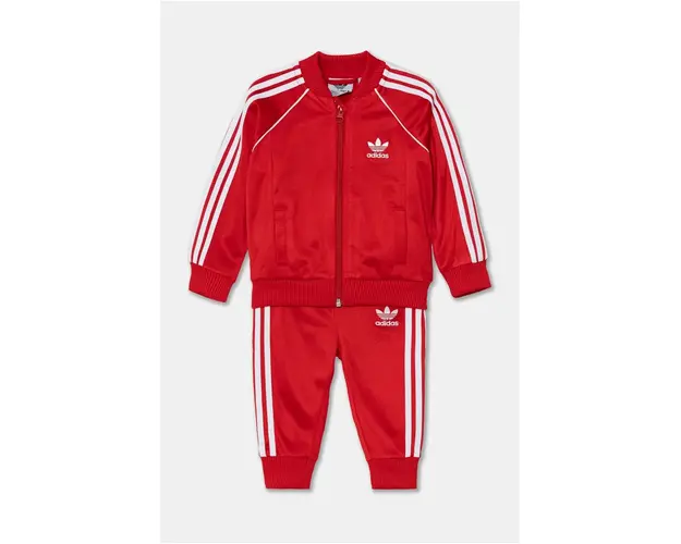 adidas Originals trening copii SST TRACKSUIT culoarea rosu, IX7623