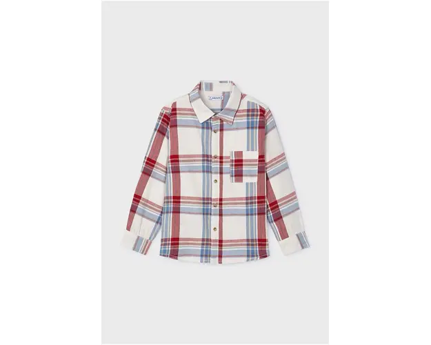 Mayoral camasa de bumbac pentru copii culoarea rosu, 4114
