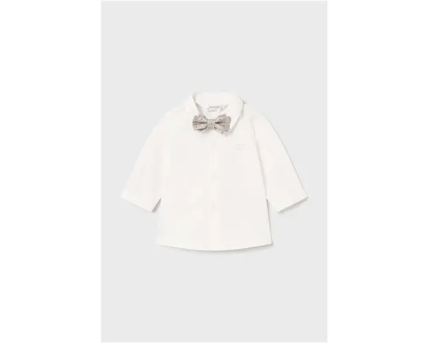 Mayoral Newborn camasa din bumbac pentru bebelusi culoarea bej, 2180