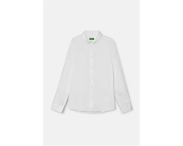 United Colors of Benetton camasa copii culoarea alb, 5AWRCQ01M