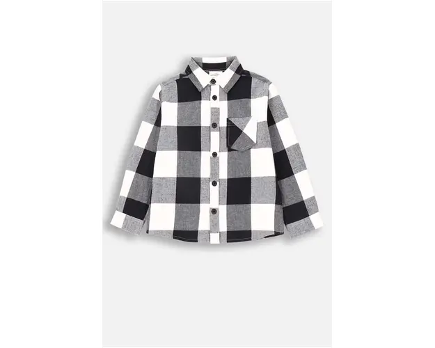 Coccodrillo camasa de bumbac pentru copii culoarea alb, GRUNGE SWAMP BOY JUNIOR