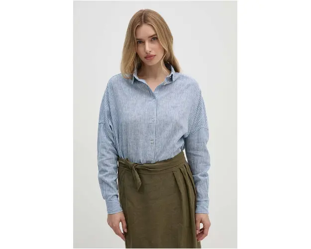 Pepe Jeans camasa de in MARCEL cu guler clasic, relaxed, PL304870