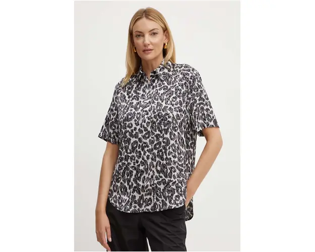 MICHAEL Michael Kors camasa femei, cu guler clasic, regular, MT440MBEZ1