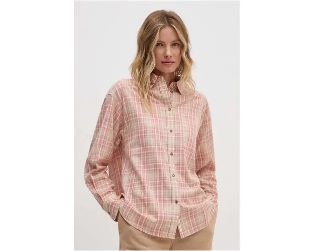 Pepe Jeans camasa RITA CHECK femei, cu guler clasic, regular, PL304946