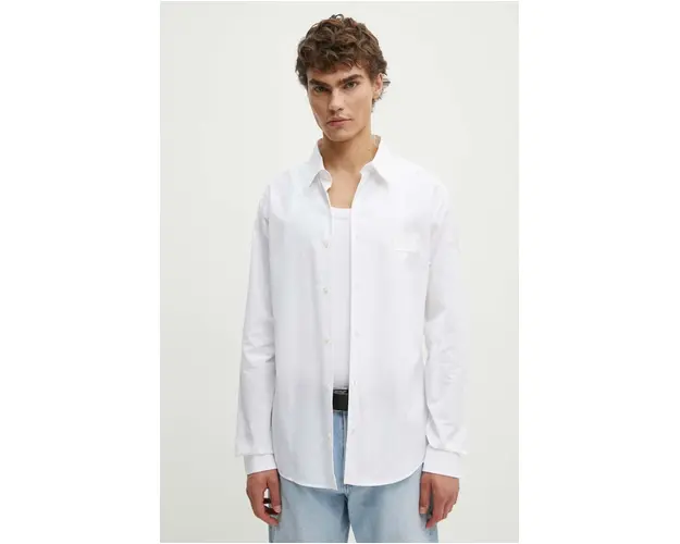 Iceberg camasa din bumbac barbati, culoarea alb, cu guler clasic, regular, G060 0115