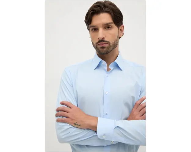 BOSS camasa barbati, cu guler clasic, slim, 50519859