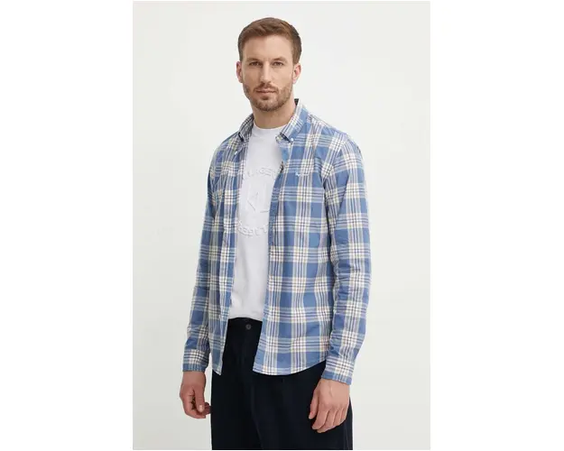 Pepe Jeans camasa din bumbac MARKLE barbati, cu guler button-down, regular, PM308558