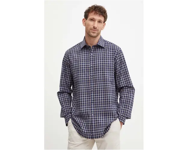 Paul&Shark camasa din bumbac barbati, cu guler clasic, regular, 14313025CF