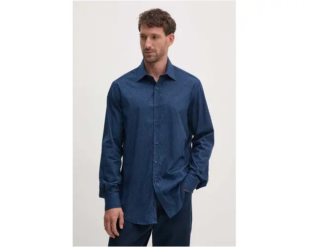 Paul&Shark camasa din bumbac barbati, cu guler italian, relaxed, 14313112CF