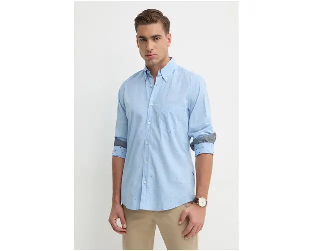 Boss Orange camasa din bumbac barbati, cu guler button-down, regular, 50524706