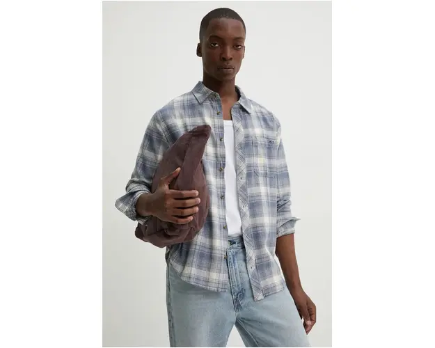 Billabong camasa din bumbac Coastline Flannel barbati, cu guler clasic, regular, ABYWT00286