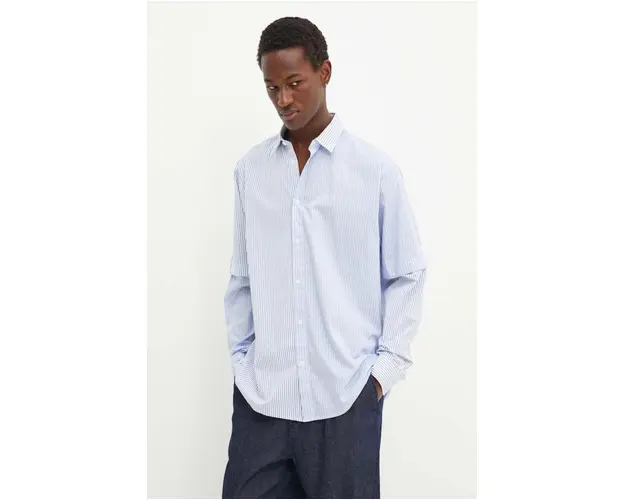 Desigual camasa din bumbac MONTANA barbati, cu guler clasic, relaxed, 24WMCW34