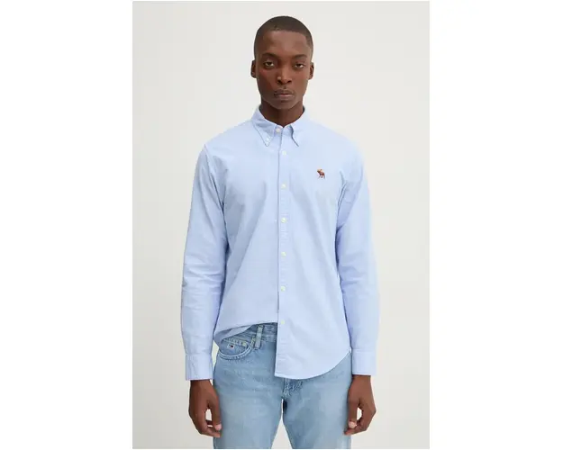 Abercrombie & Fitch camasa barbati, cu guler button-down, regular, KI125-4285