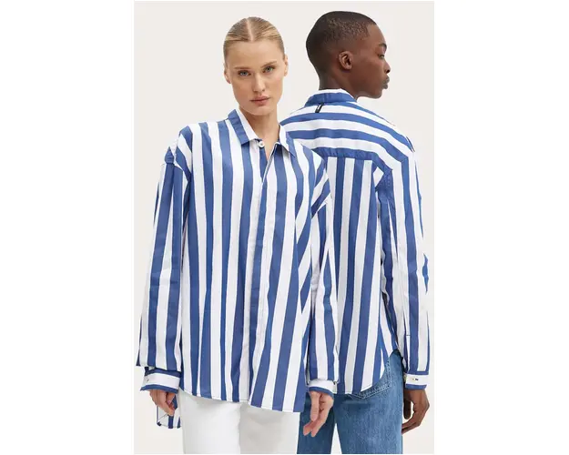 Sunnei camasa din bumbac cu guler clasic, relaxed, RTWXSHR007