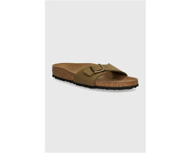 Birkenstock papuci Madrid femei, culoarea verde, 1027974