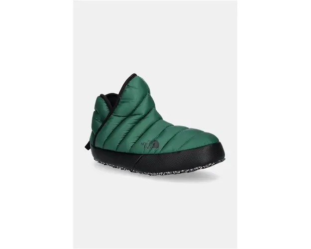 The North Face papuci de casa Thermoball Traction Bootie culoarea verde, NF0A331HS9W1