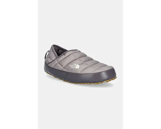The North Face papuci de casa Thermoball Traction Mule V culoarea gri, NF0A3V1H8ON1