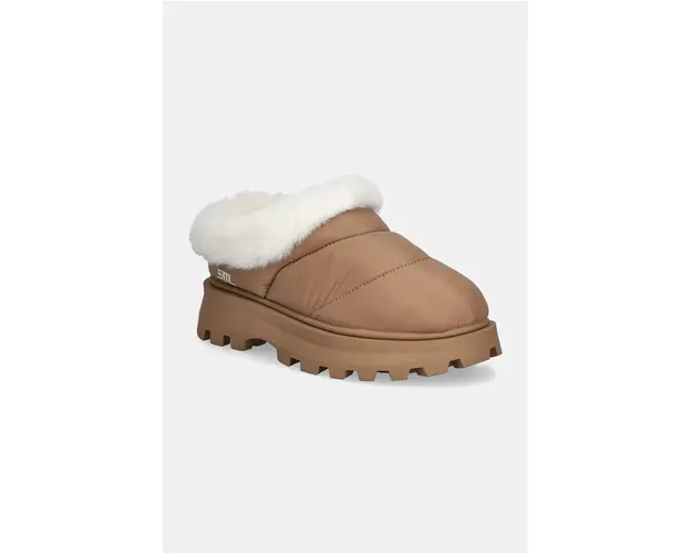 Steve Madden papuci de casa Fireplace culoarea maro, SM11003422