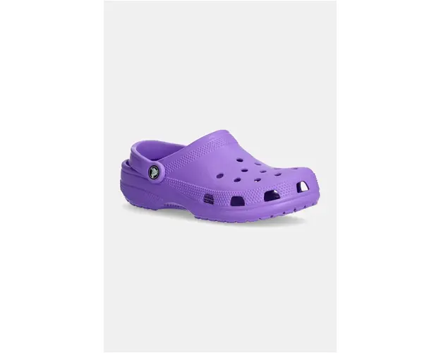 Crocs papuci Classic femei, culoarea violet, 10001