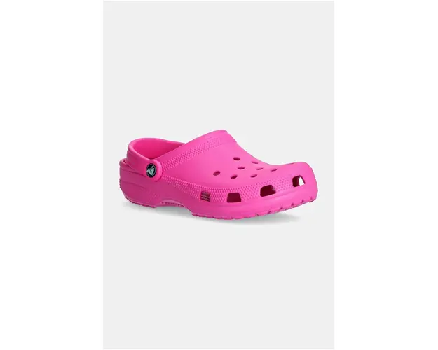 Crocs papuci Classic femei, culoarea roz, 10001