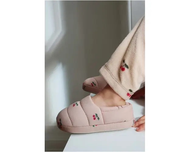Konges Sløjd papuci copii GLOBE FOOTIES culoarea roz, KS101296