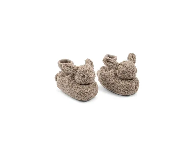 Konges Sløjd papuci copii BUNNY FOOTIES culoarea bej, KS101793