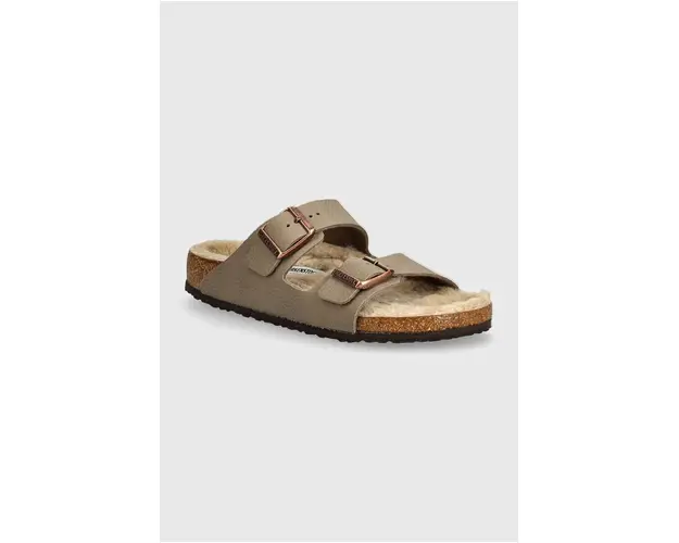 Birkenstock slapi copii Arizona culoarea bej, 1028734