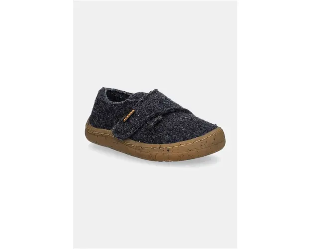 Froddo papuci copii BAREFOOT WOOLY culoarea albastru marin, G1700341