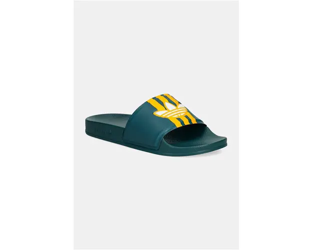 adidas Originals papuci Adilette barbati, culoarea verde, IG9268