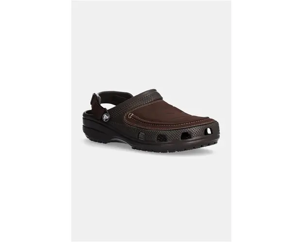 Crocs papuci Yukon Vista II Lr Clog M barbati, culoarea maro, 207689