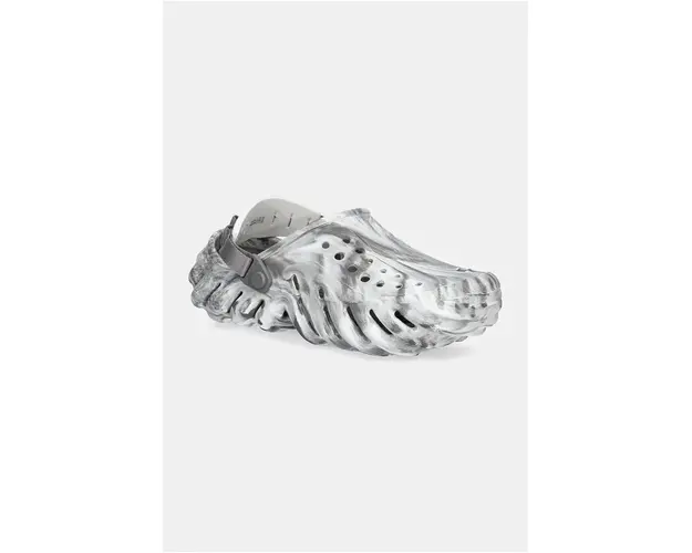 Crocs papuci Echo Marbled Clog culoarea negru, 208454