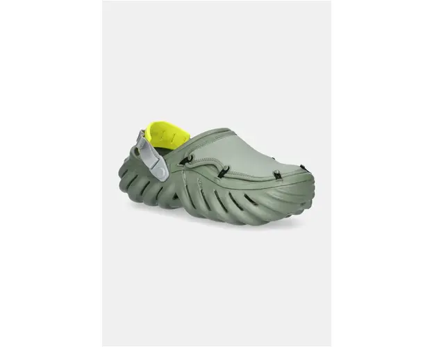 Crocs papuci Echo Ripstop Clog culoarea verde, 210334