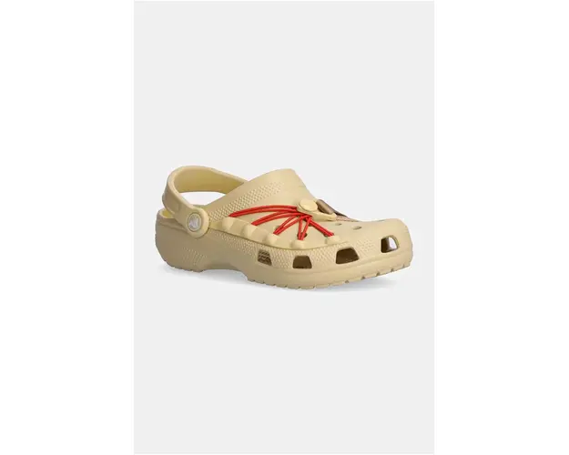 Crocs papuci Classic Lockdown Clog culoarea bej, 210393