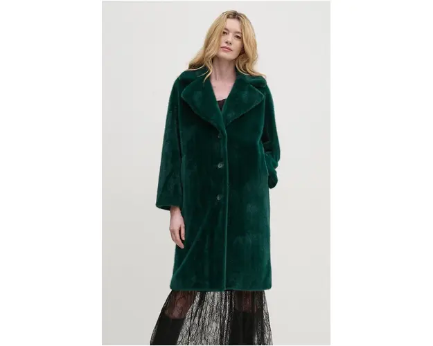 Joseph Ribkoff palton femei, culoarea verde, de tranzitie, oversize, 243902
